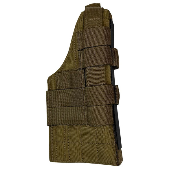 close up of the MOLLE webbing 