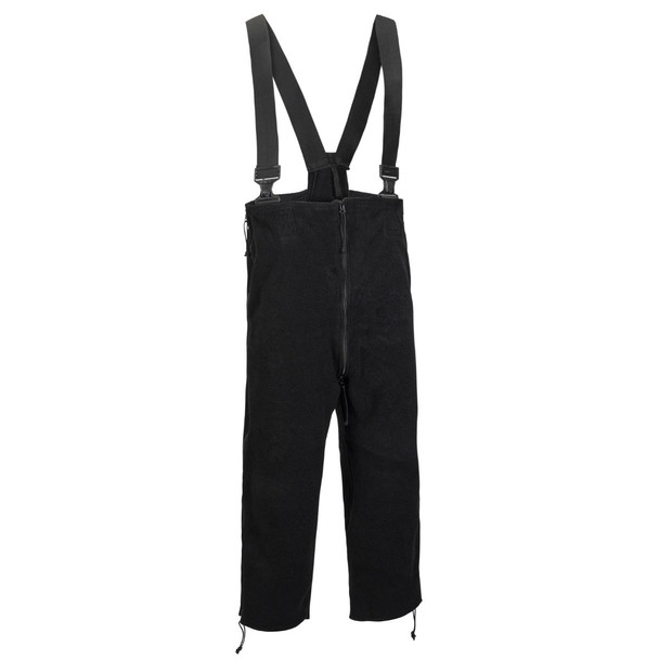 Military Fleece Bibs Overall in black