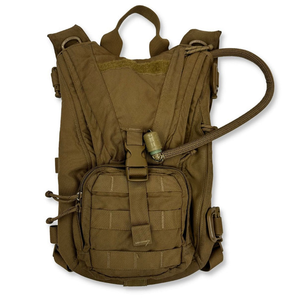 Front side of the USMC Issue Hydration Backpack Front side of the USMC Issue Hydration Backpack