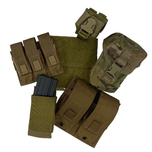 U.S. Issue Coyote Military Pouch Kit