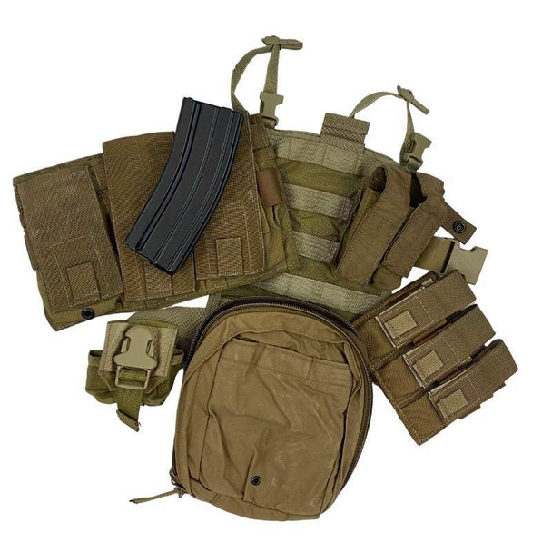 U.S. Issue Coyote Military Pouch Kit