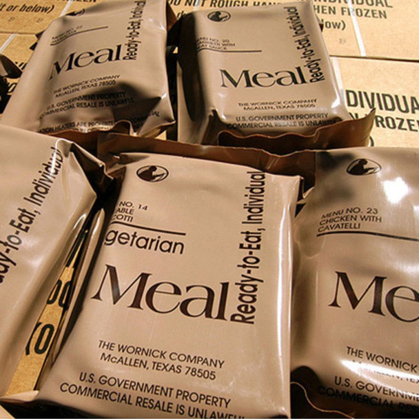 Genuine Issue MRE (Meals Ready-to-Eat) Emergency Food, 2025