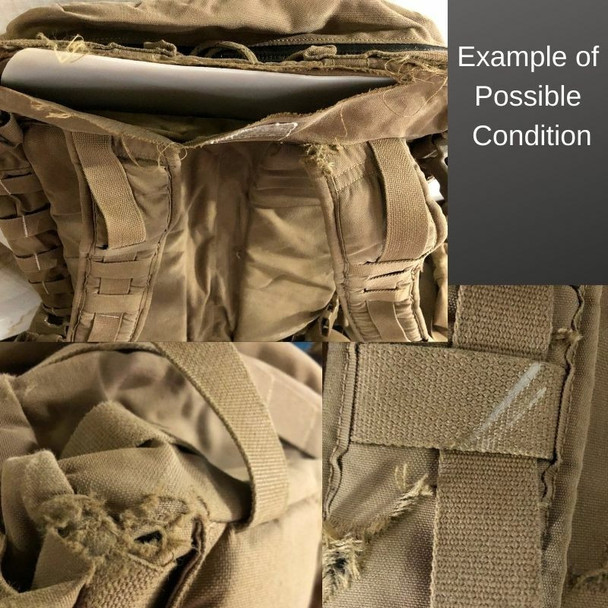USMC FILBE Assault Pack Coyote Damaged| Military Surplus