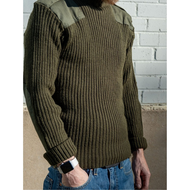 USMC Issue Wool Commando Sweater - Main Image