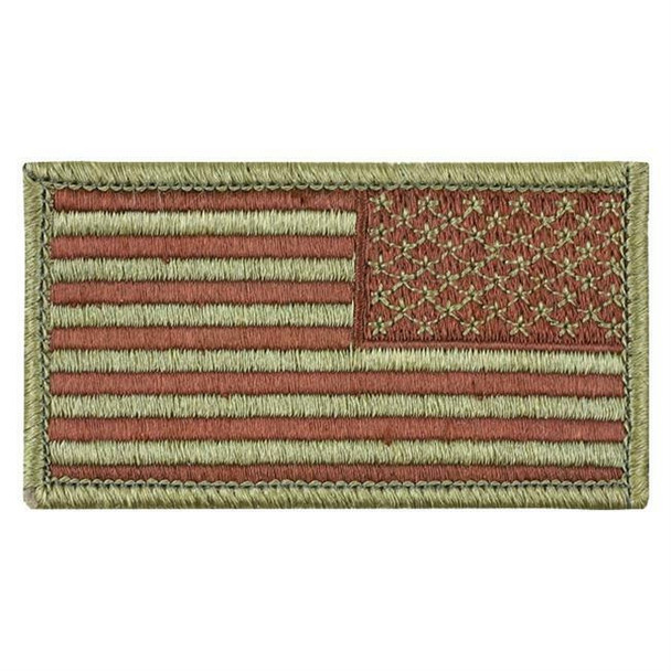 Reverse Scorpion OCP USAF Spice Brown Flag With Hook Back