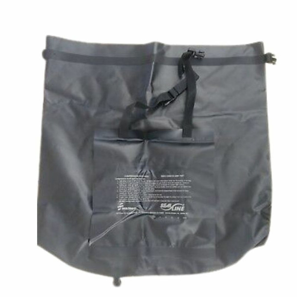 USMC Black SealLine Waterproof Compression Stuff Sack completely aired out