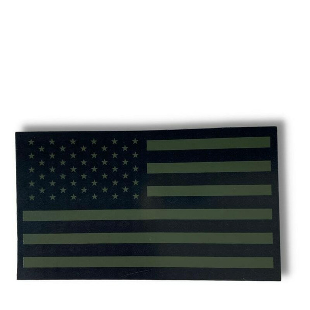 IR U.S. Flag Left Sleeve, Hook Loop Back