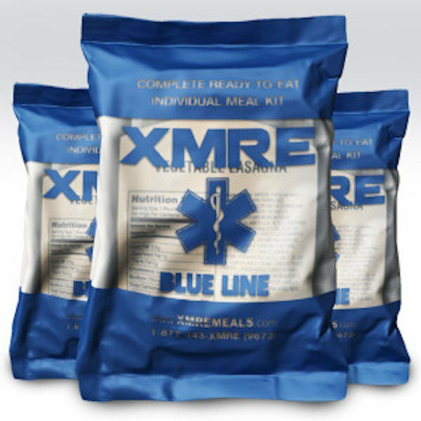 Individual MRE in Blue Line Case of 12 armynavyoutdoors