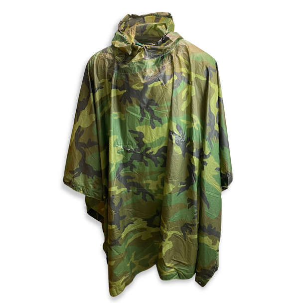 U.S. Issue Woodland Poncho