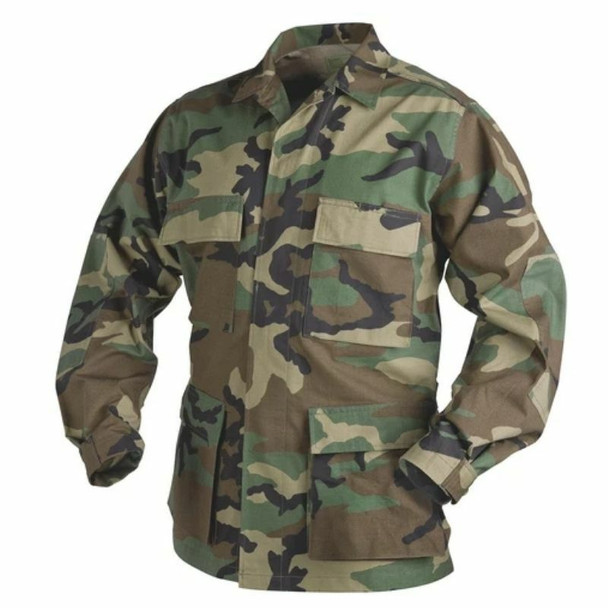 BDU Jacket Shirt, Special in the color woodland camo