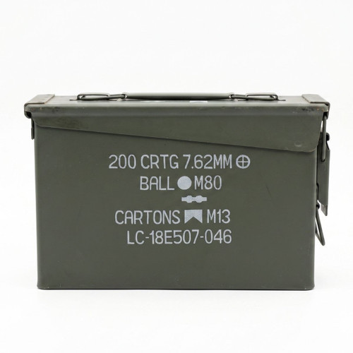 30 & 50 Cal Ammo Can Combo - Used Military Surplus 2-Pack