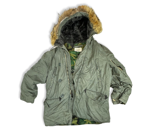 Vintage Coyote Fur 1970's N3B USAF Parka - ArmyNavyOutdoors.com