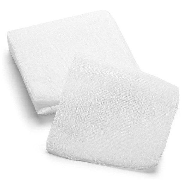 4 Pack, 4" x 4" Gauze Sponge