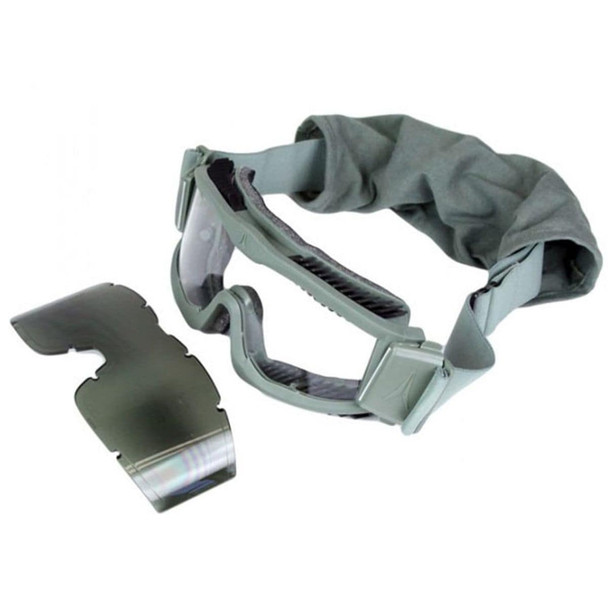 U.S. Issue Arena Flakjak Goggle, 2 Lens System
