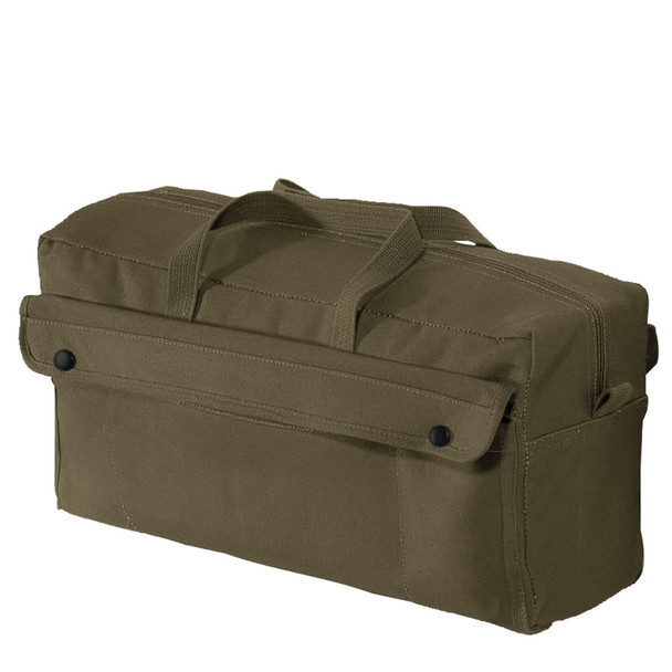 Military style Canvas Jumbo Mechanic Tool Bag olive 