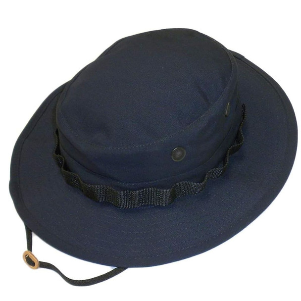 U.S. Issue Boonie Jungle Hat, NyCo Rip-Stop in the pattern Navy