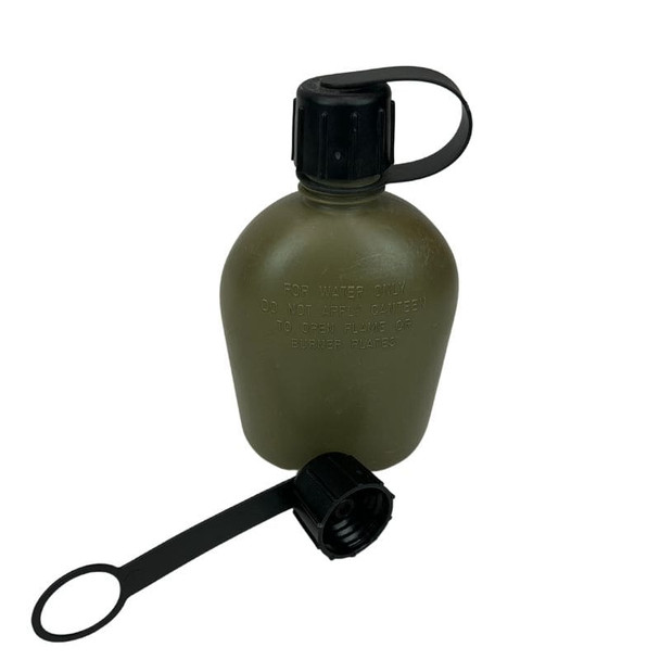 U.S. Issue  Black NBC Canteen M50 Cap and Used Canteen