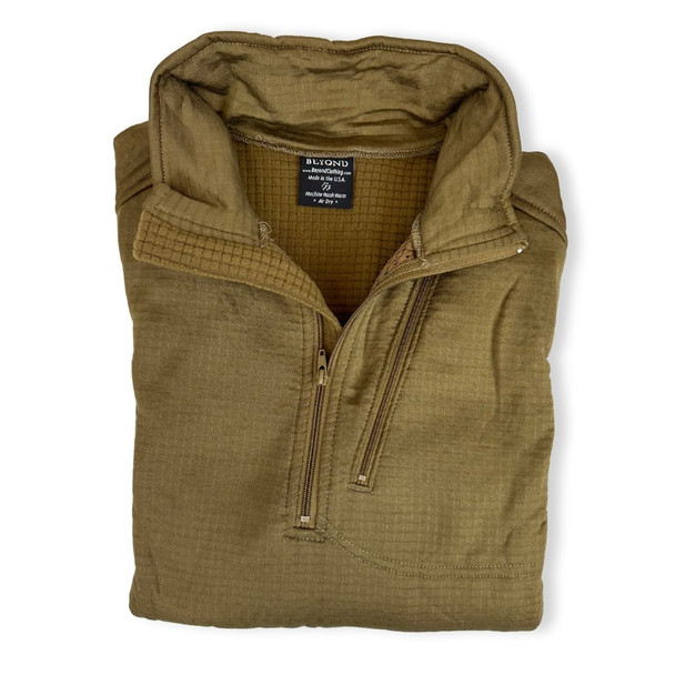 Beyond 1/4 Zip Level 2 Grid Fleece Thermal Top