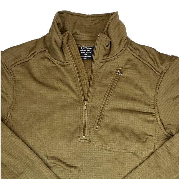 Beyond 1/4 Zip Level 2 Grid Fleece Thermal Top Beyond 1/4 Zip Level 2 Grid Fleece Thermal Top