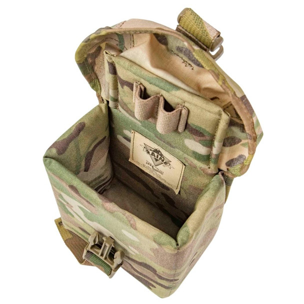 open view of a Multicam U.S. Made NVG Padded MOLLE Case