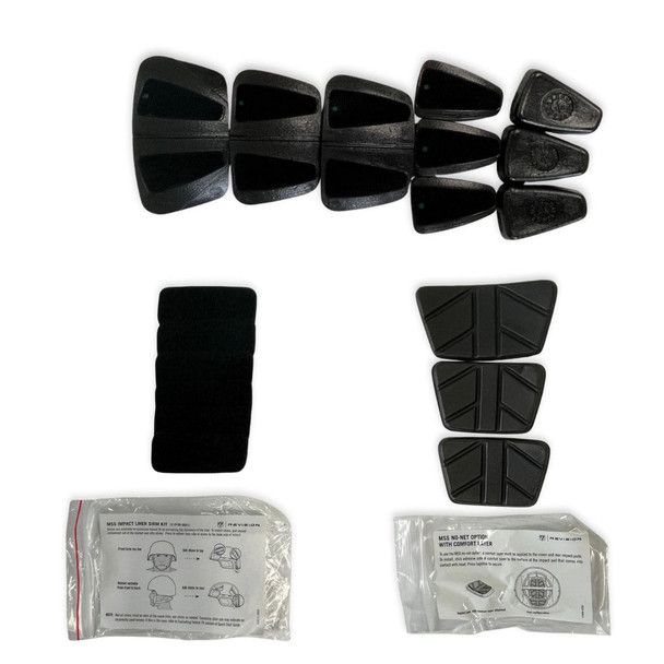 Internal wedge and pad set for the Revision Viper Modernization DLX Helmet Kit