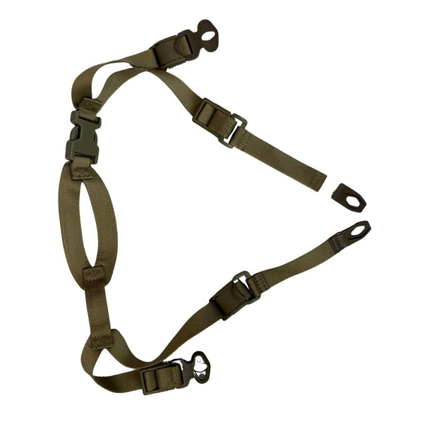 Close up of the broken straps 