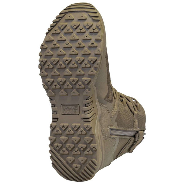 Features a YKK® side-zipper with a hook-and-loop closure for quick and easy on and off