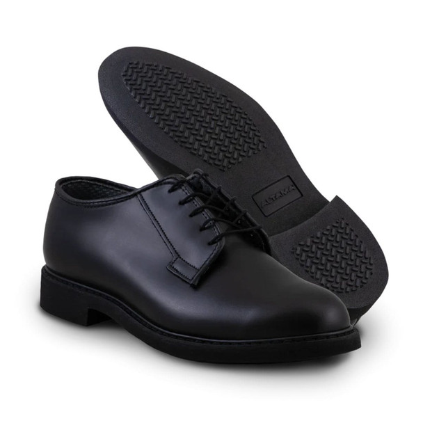 Full grain polishable leather upper