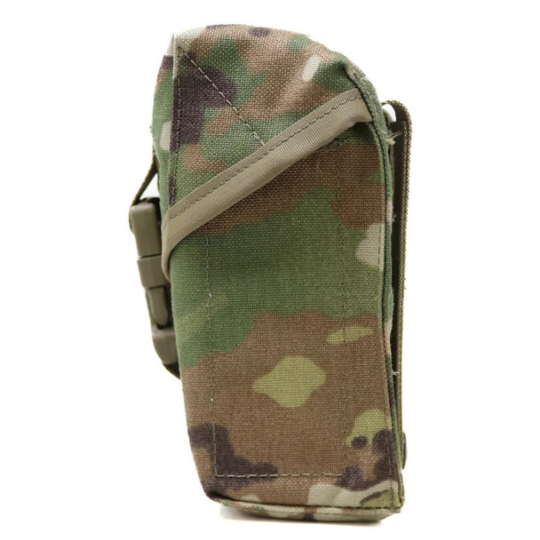 Right side of the U.S. Made 100 Round MOLLE pouch in OCP