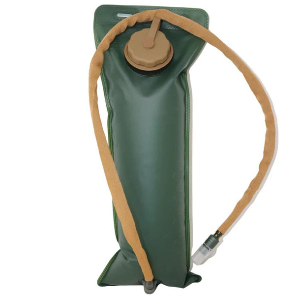 3-Liter/100 Oz Hydration Bladder in the color Coyote with the bladder full 3-Liter/100 Oz Hydration Bladder in the color Coyote with the bladder full