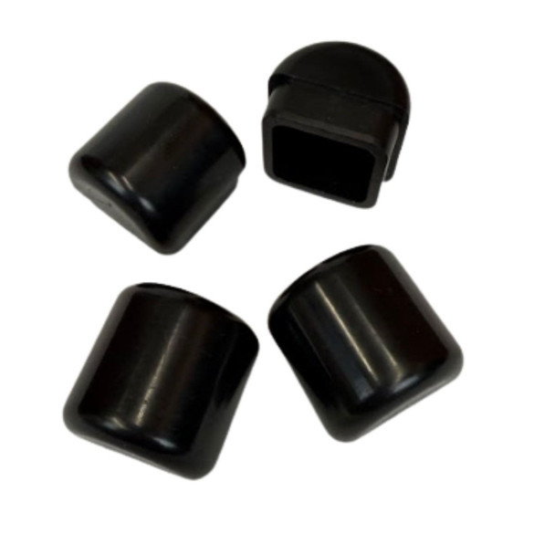 Army Cot Replacement Leg Inserts 4 pack in black Army Cot Replacement Leg Inserts 4 pack in black