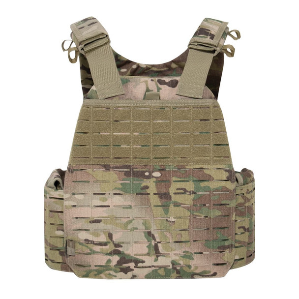 Rothco Laser Cut MOLLE Plate Carrier Vest in multicam Rothco Laser Cut MOLLE Plate Carrier Vest in multicam