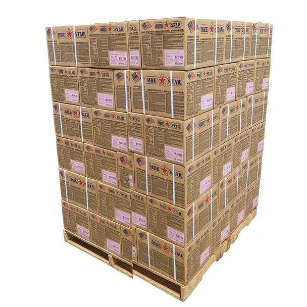 Pallet, MRE Star Meals Ready to Eat, (48 Cases)