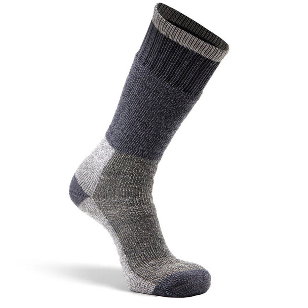 Colorblock Thermal Heavyweight Mid-Calf Boot and Field Sock in the color graphite