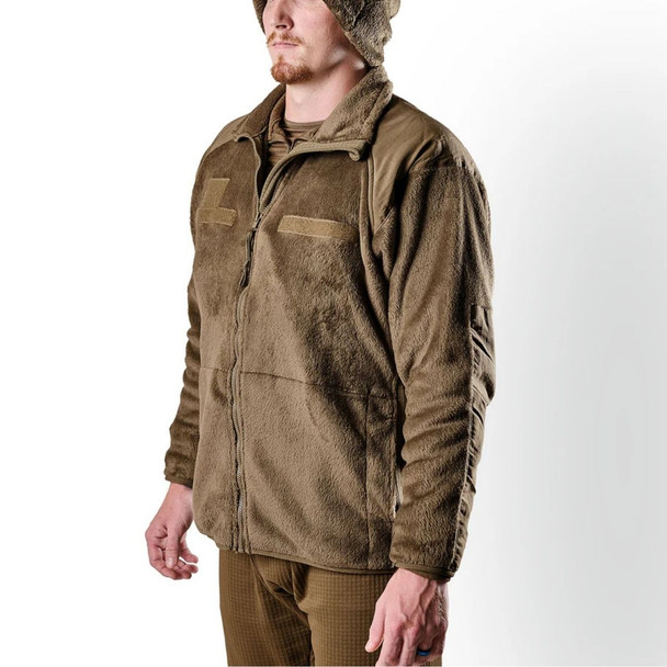 Gen III ECWCS Level 3 Fleece Jacket in the color tan