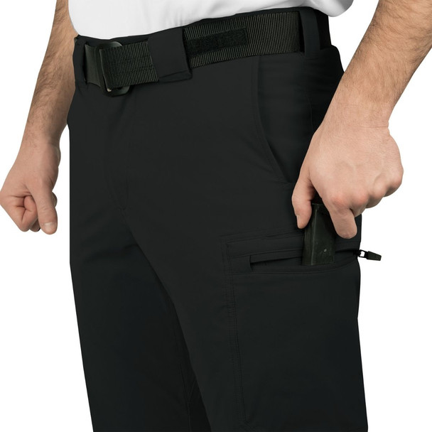 Close up of the thigh pocket on the Rothco Men's Edge Pants 