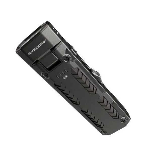 Nitecore EDC09 1600LM Swivel-Head Flashlight tilted at an angle 