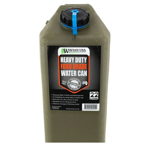Military Type Water Can, Wavian 5.8 Gallon (22 Liter)