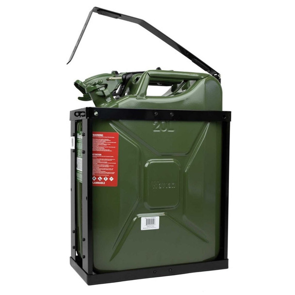 Nato Gas Can Holder, 20 Liter latch open 