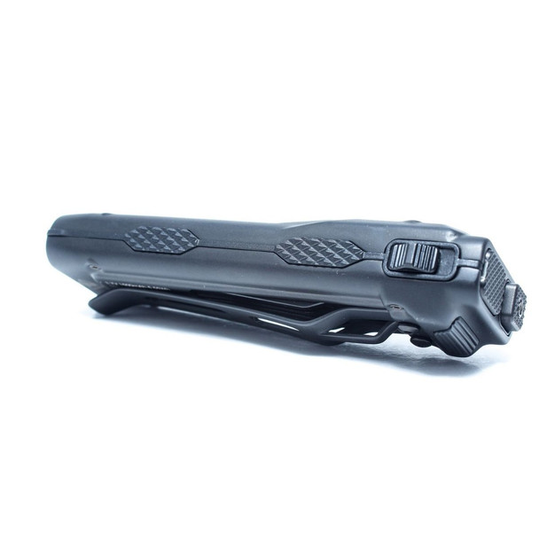 Side of the Nitecore Flashlight, 2500 Lumen USB-C Rechargeable Ultra-Slim