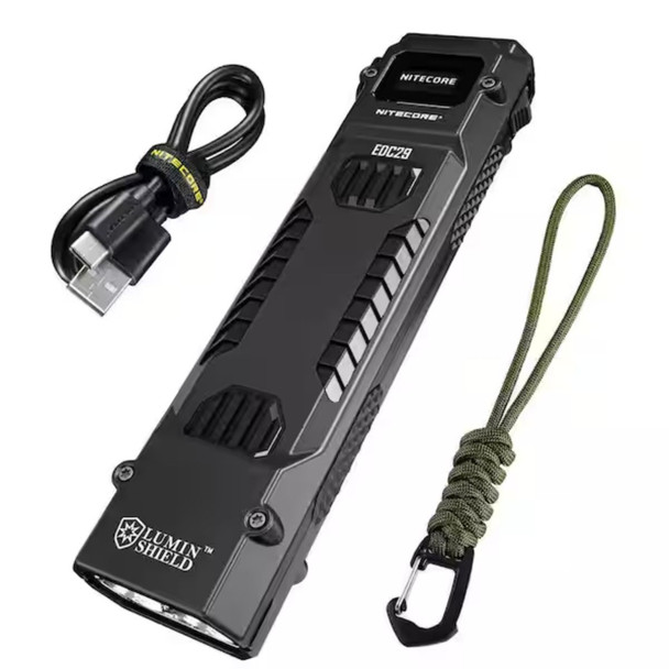 Nitecore Flat Flashlight 6500 Lumen USB-C with the charging cable 