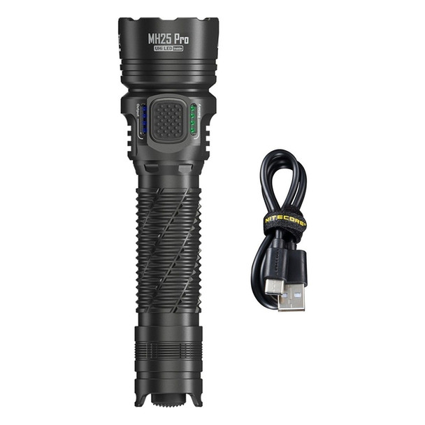 Nitecore Flashlight MH25 Pro 3300 Lumen with charging cord
