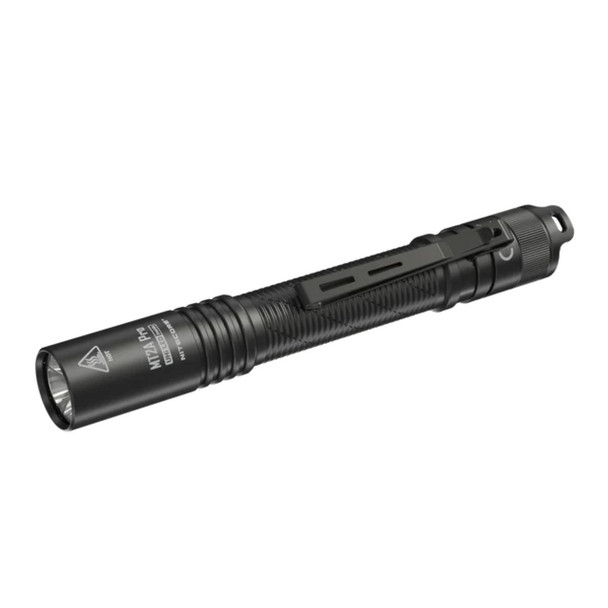 Nitecore Flashlight MT2A Pro 1000 Lumen Rechargeable showing the clip