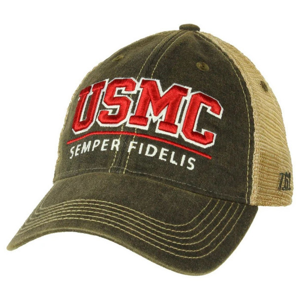 7.62 USMC 'Semper Fidelis' Vintage Trucker Hat