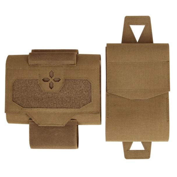 Side by side picture of the front and back of the pouch