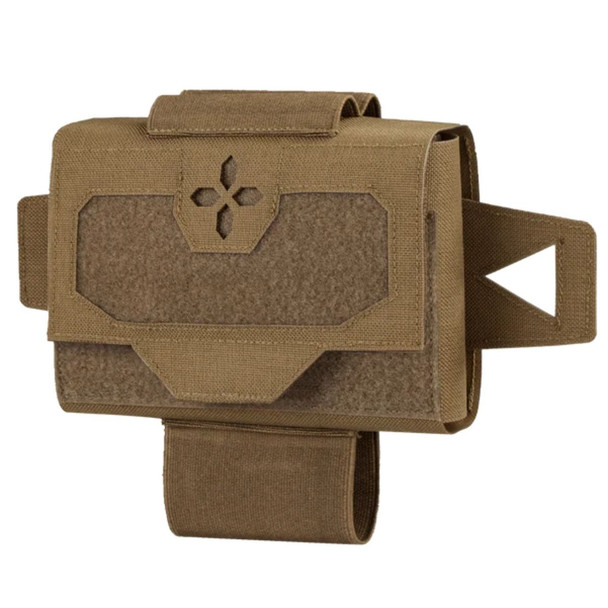 Front side of the Micro TK Pouch Gen II in coyote 