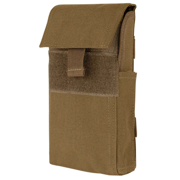 Front side of the Shotgun Reload Pouch in the color coyote 