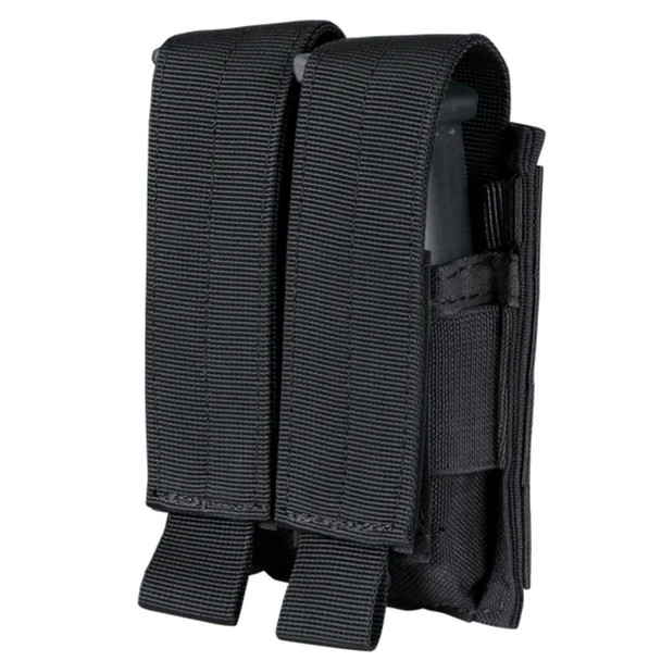 Double Pistol Mag Pouch in the color black 