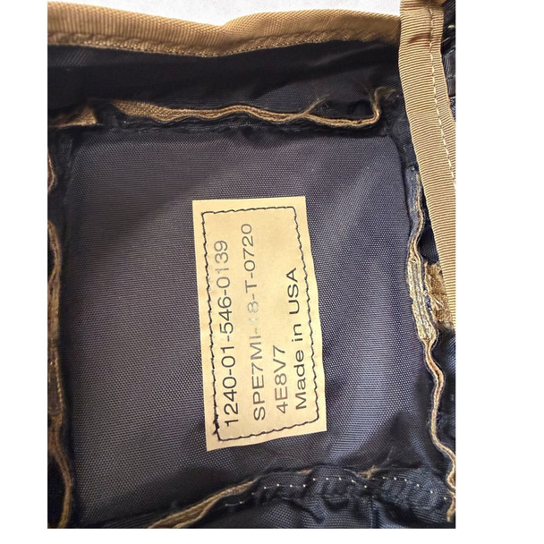 Close up of the identification tag