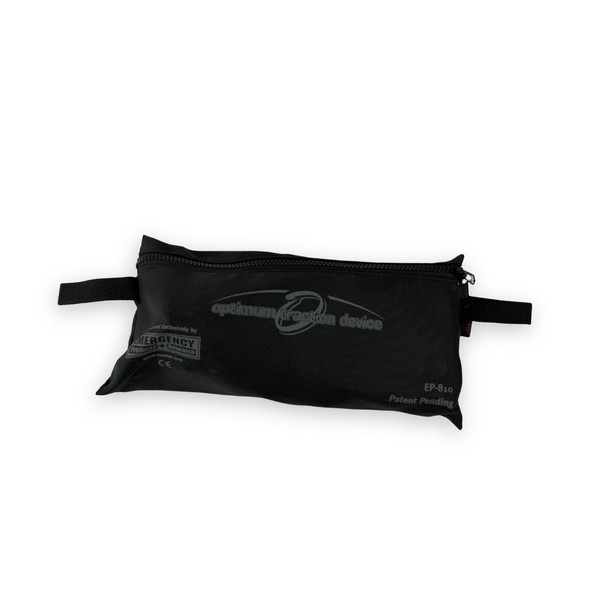 The EP&R O.T.D. Compact Optimum Traction Device Pouch front, black